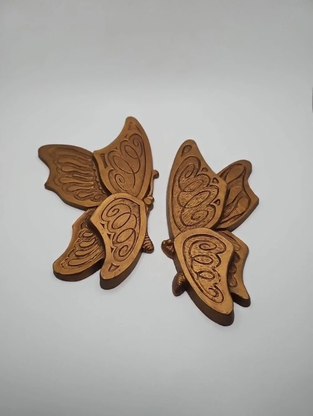 Vintage 1970's Butterfly Wall Plaques